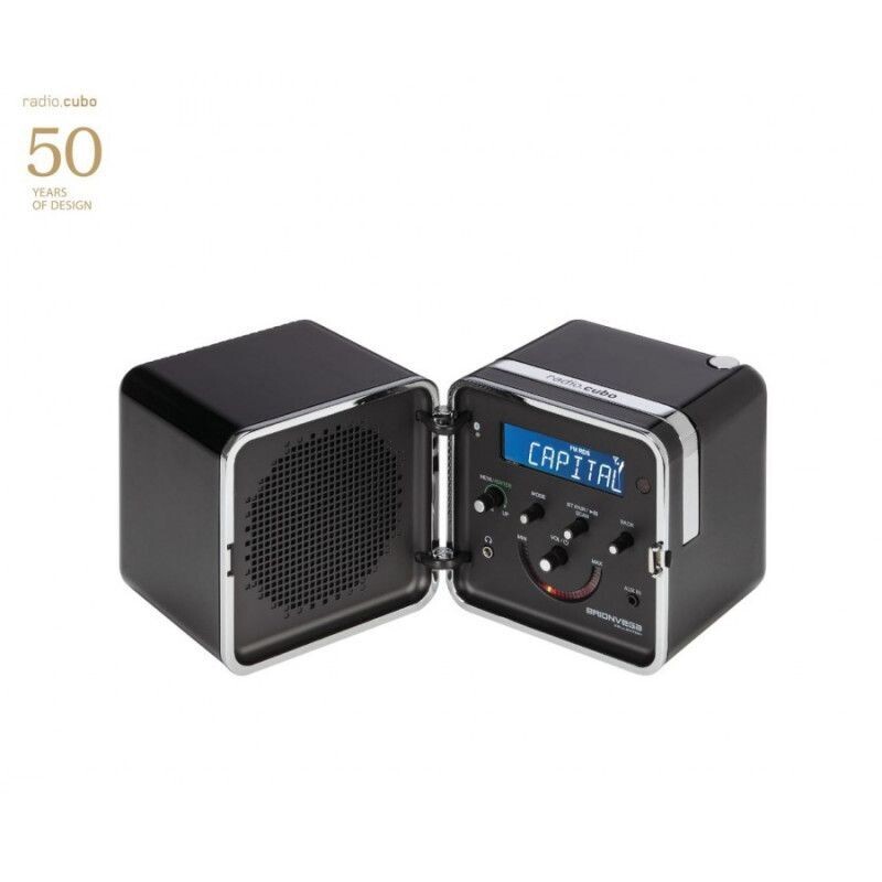 Radio Cubo 50 Nero