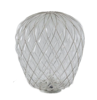 PINECONE, COLORE: TRASPARENTE/CROMO, Dimensione: Piccola