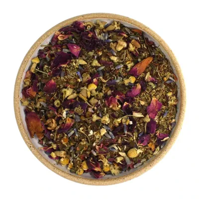 LAVENDEROSE CHAMO-MINT HERBAL TEA
