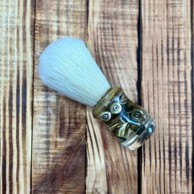 BULLET CASING SHAVING BRUSH BULLET CASING SHAVING BRUSH