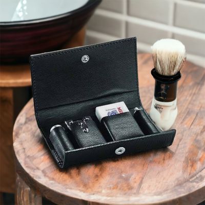 MERKUR 3-PIECE TRAVEL DOUBLE EDGE SAFETY RAZOR