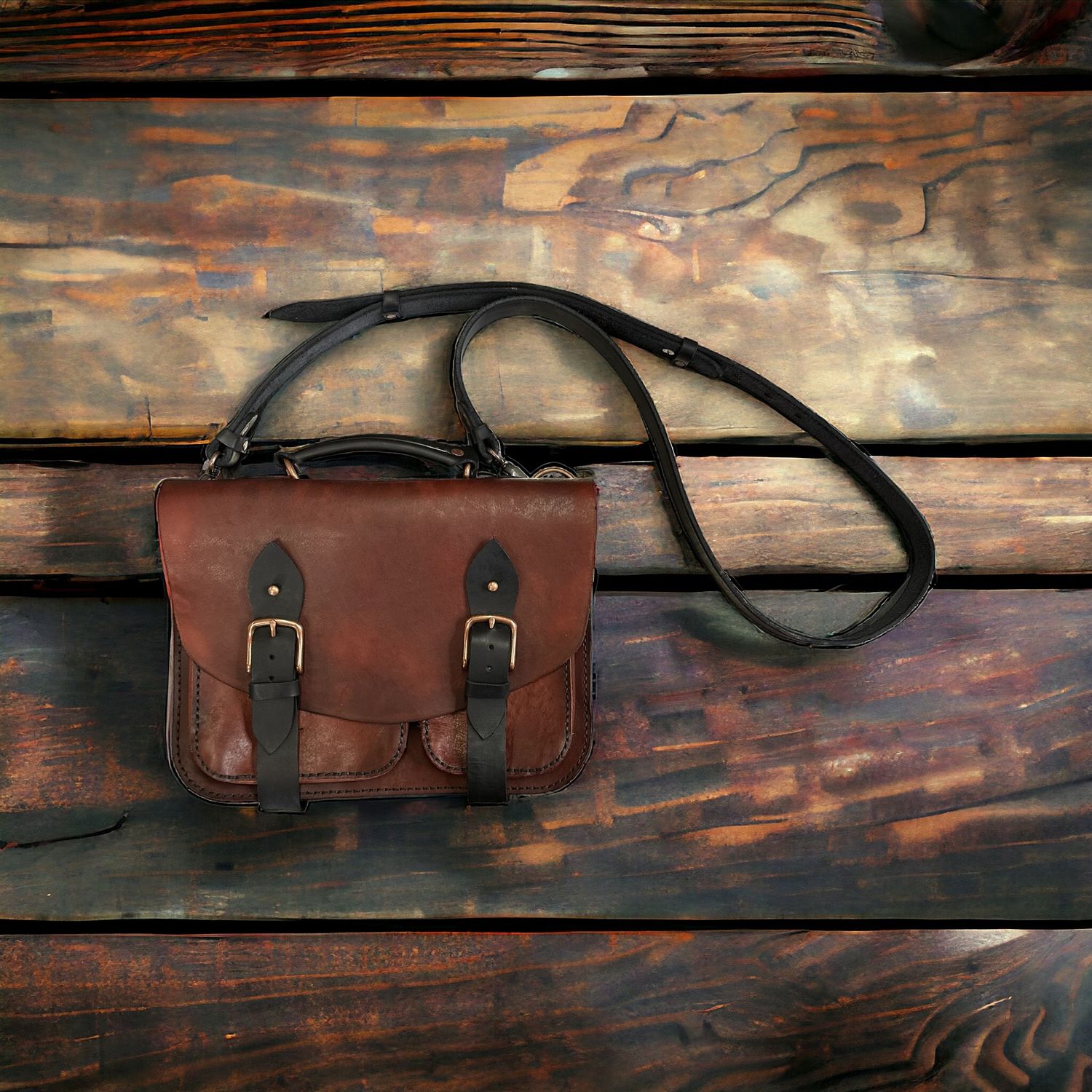 LEATHER BRIEFCASE (MINI)
