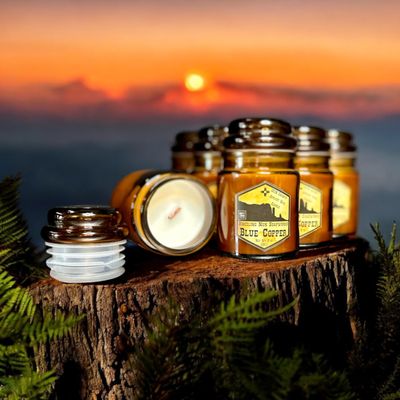 BLUE COPPER APOTHECARY CANDLE