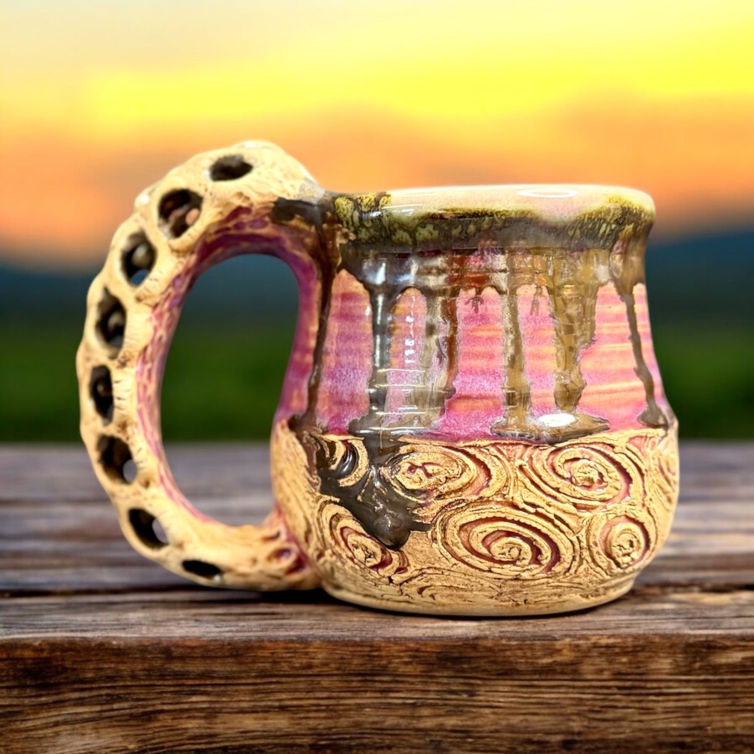 CERAMICS FOR LIFE CHOLLA HANDLE MUG (LARGE)