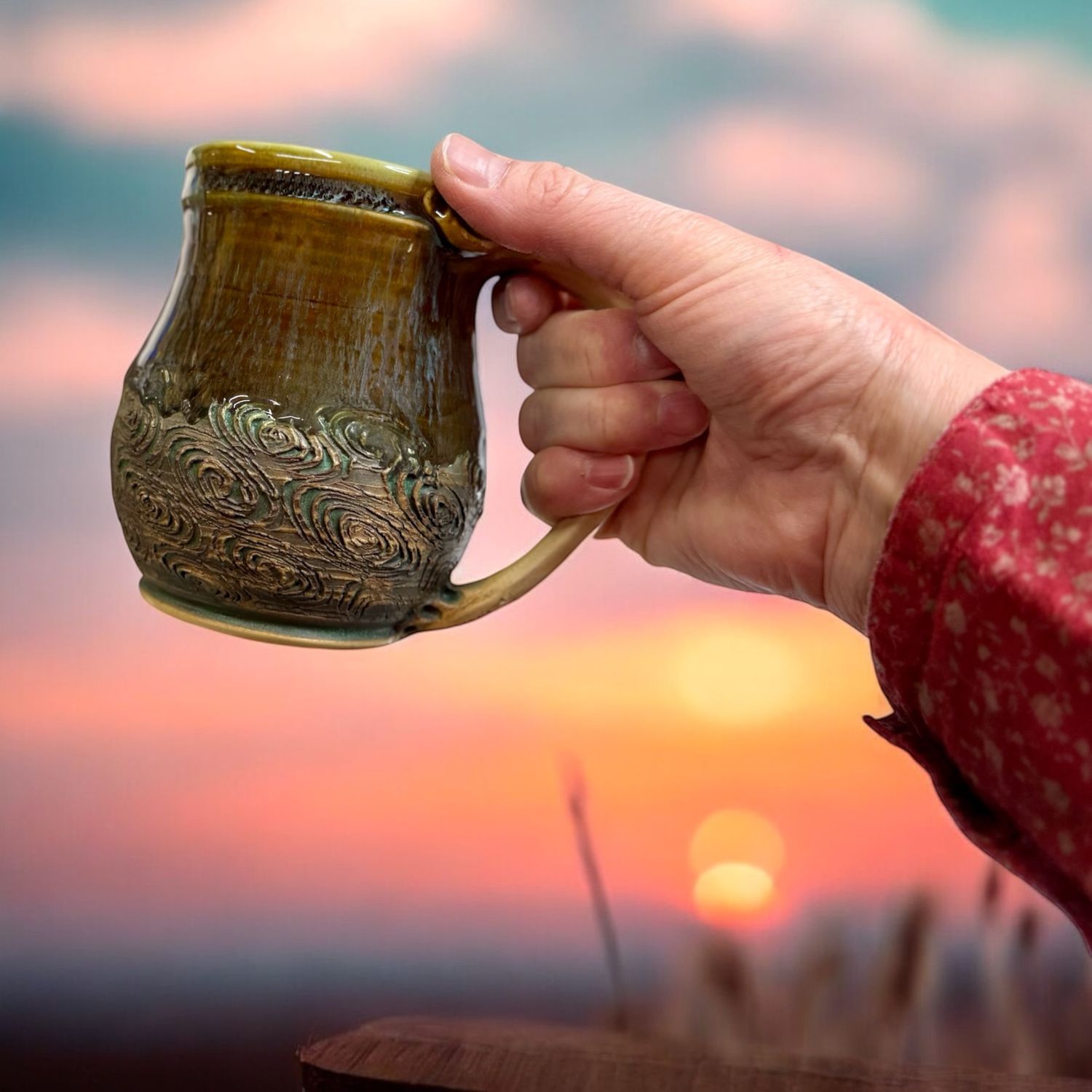 CERAMICS FOR LIFE STRAP HANDLE MUG (LARGE)