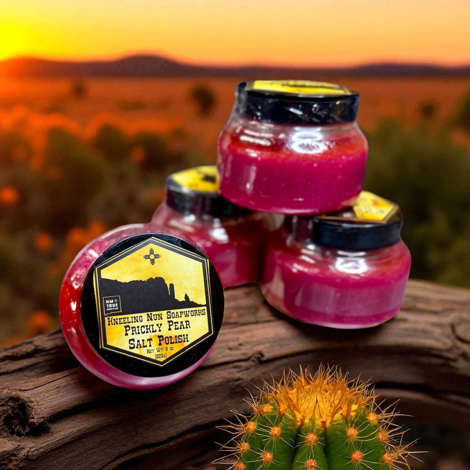 PRICKLY PEAR SALT POLISH