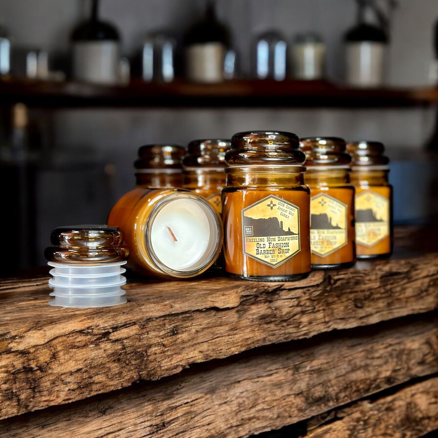 Old Fashion Barbershop Candle
