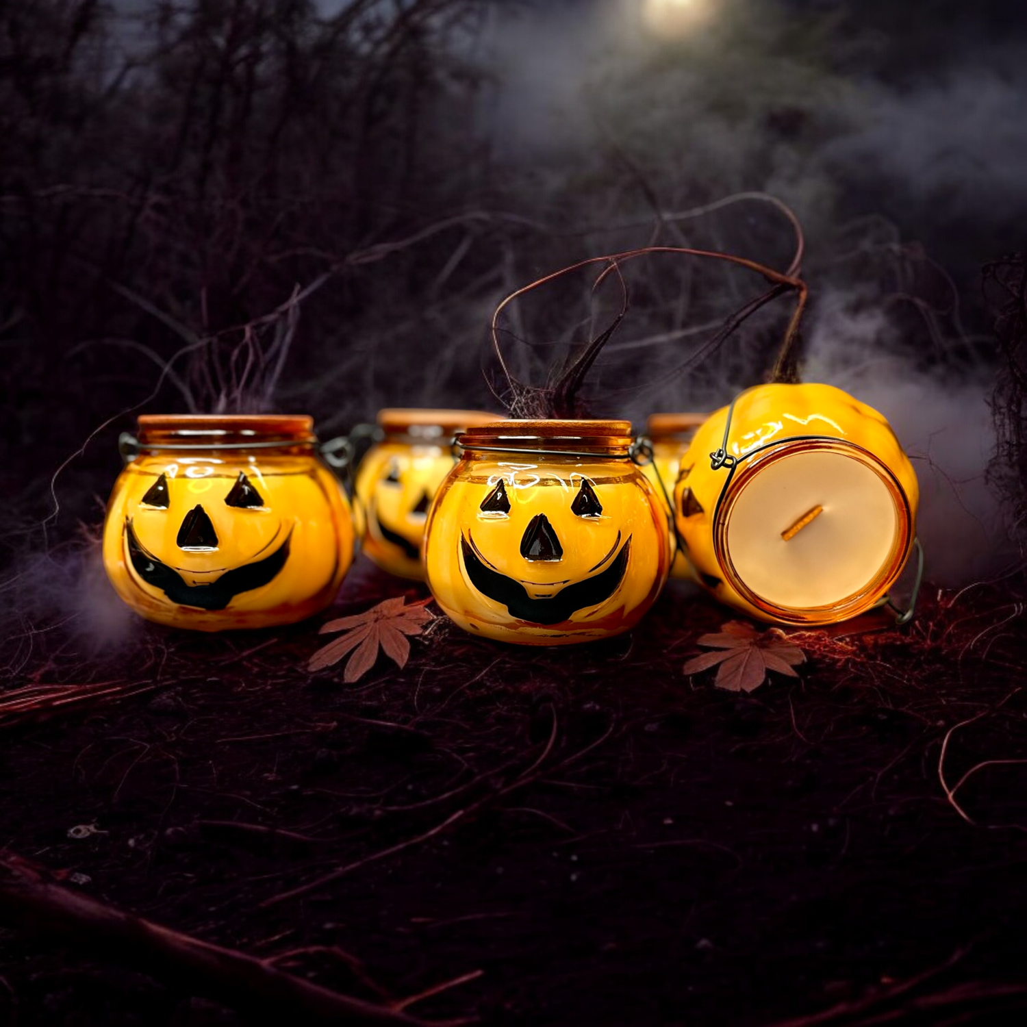Jack-o-lantern Candle