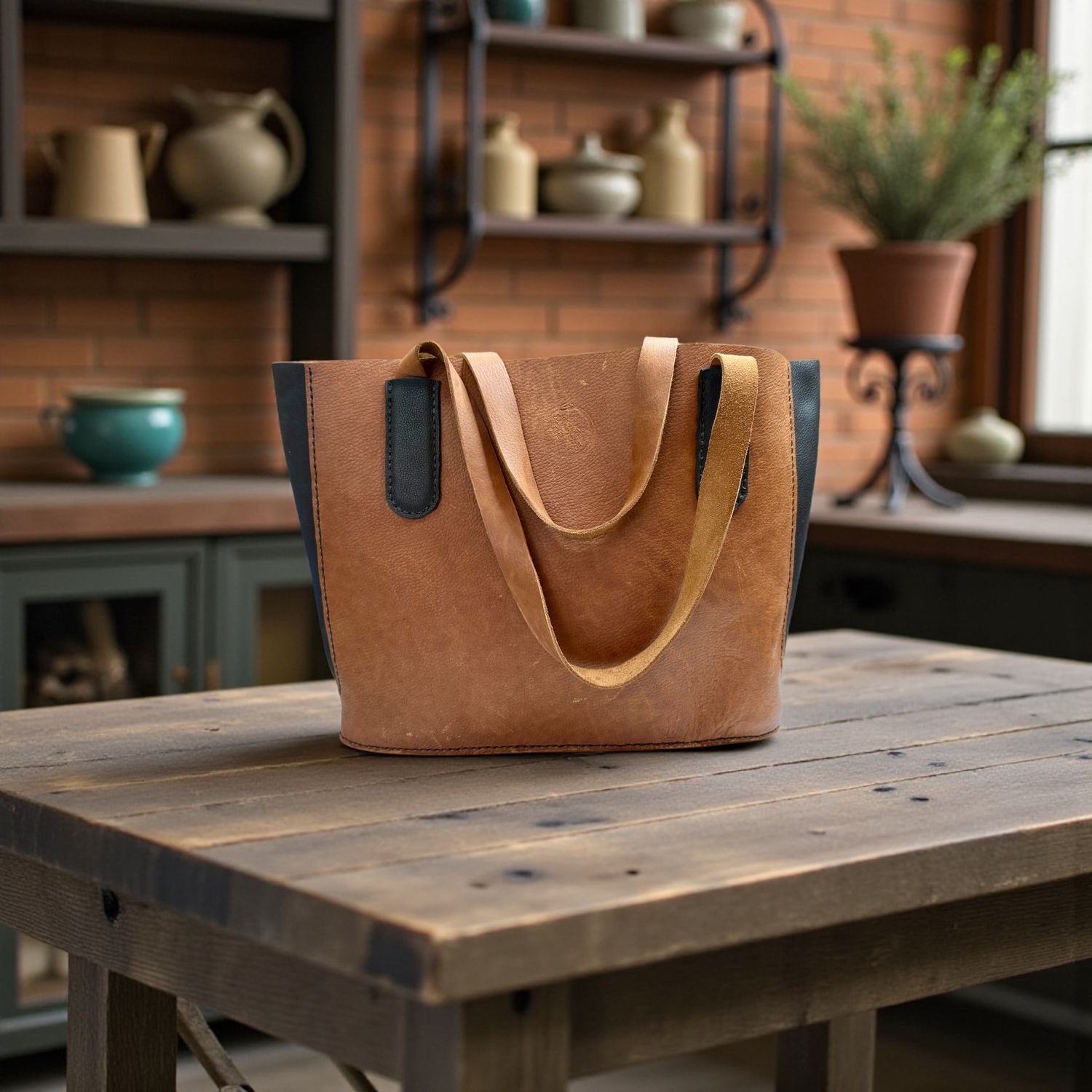 Soft Leather Tote