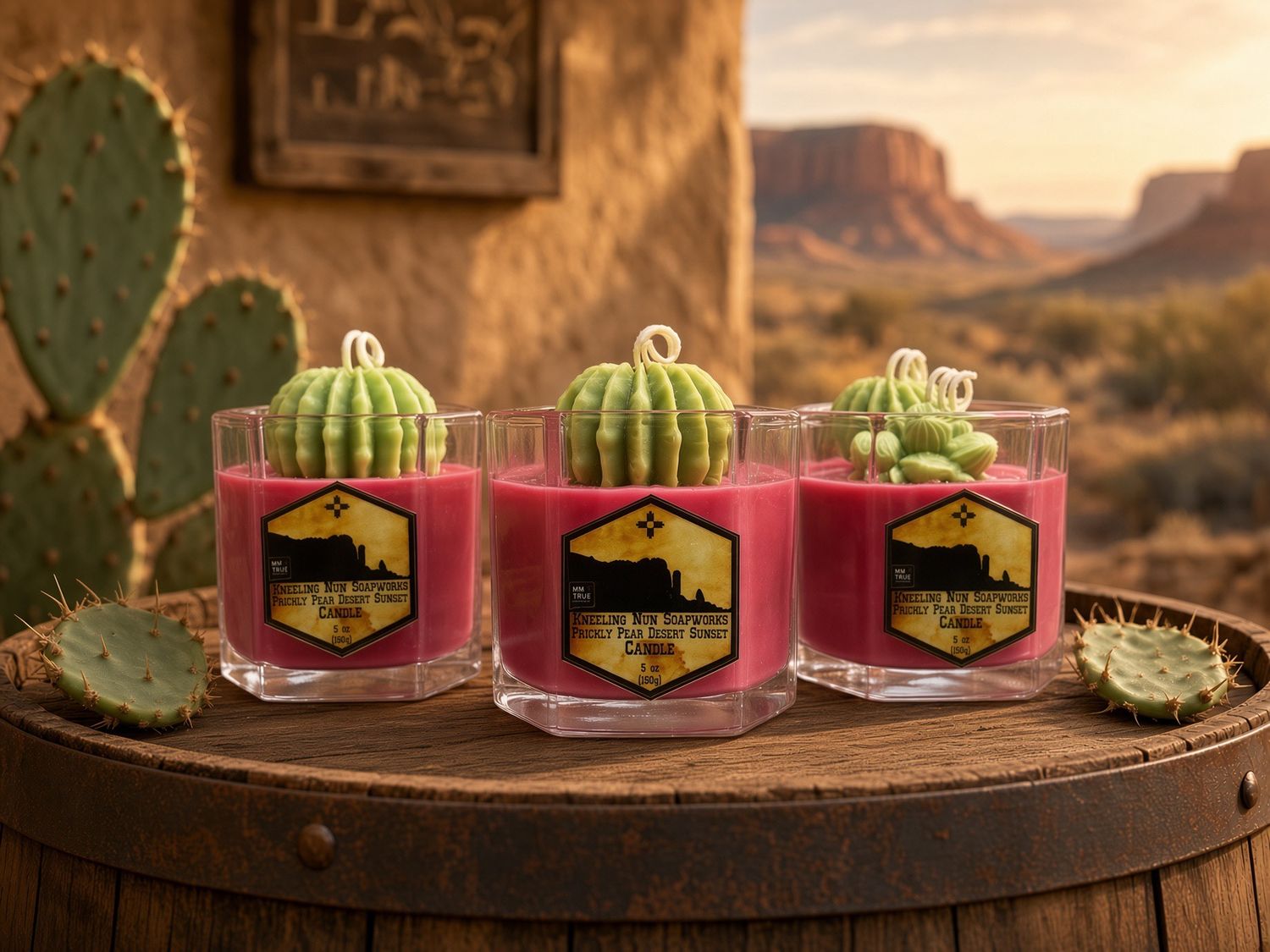 Prickly Pear Desert Sunset Candle