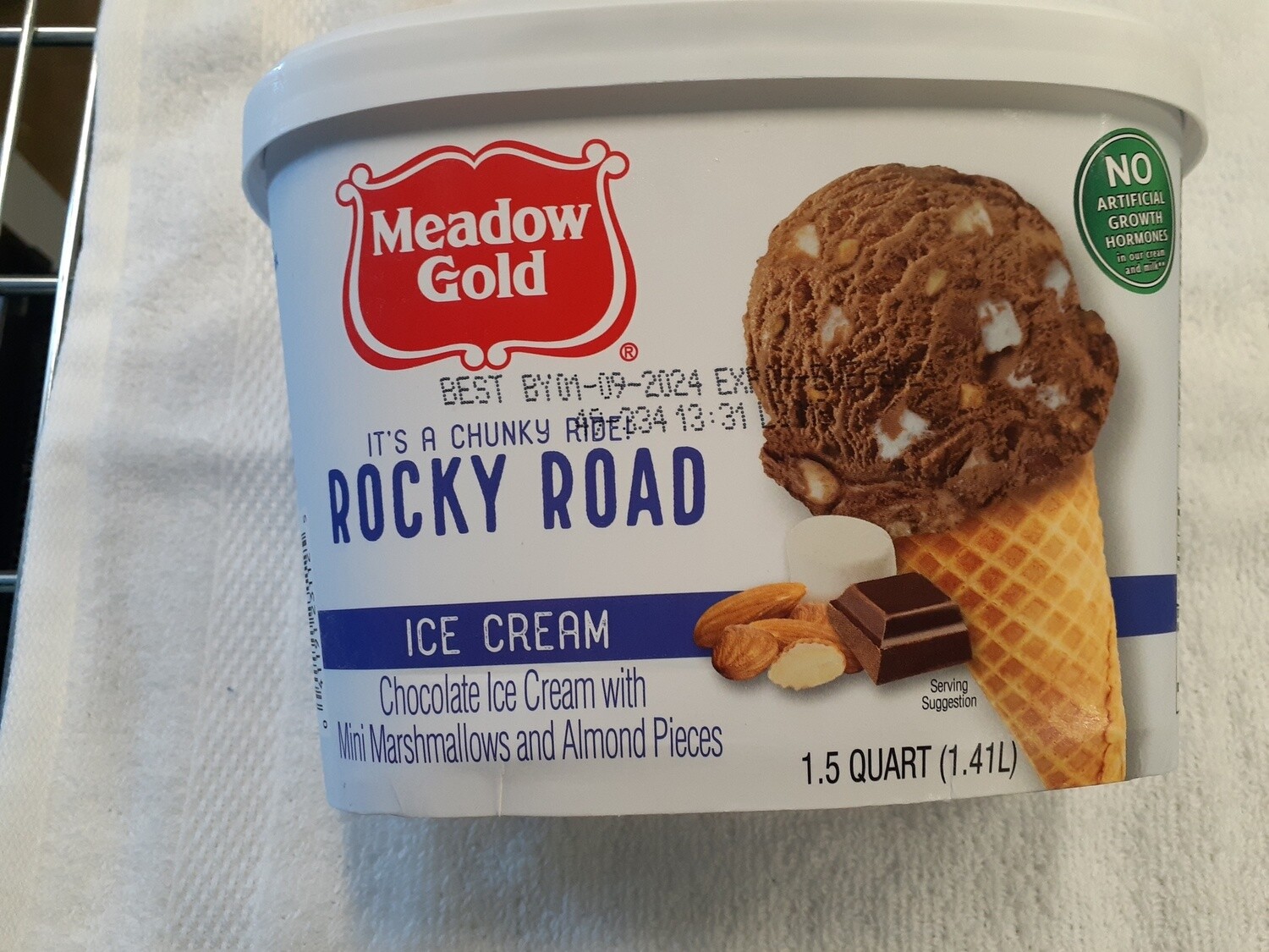 Meadow Gold Rocky Road Ice Cream