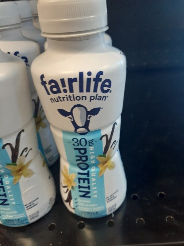 Fairlife 30 g protein shake vanilla