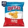 Ruffles Potato Chips Cheddar Sour Cream Snack Size