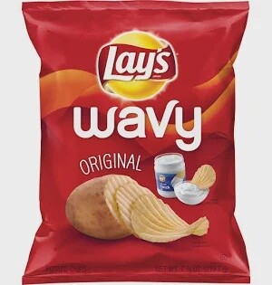 Lay&#39;s Wavy original snack size