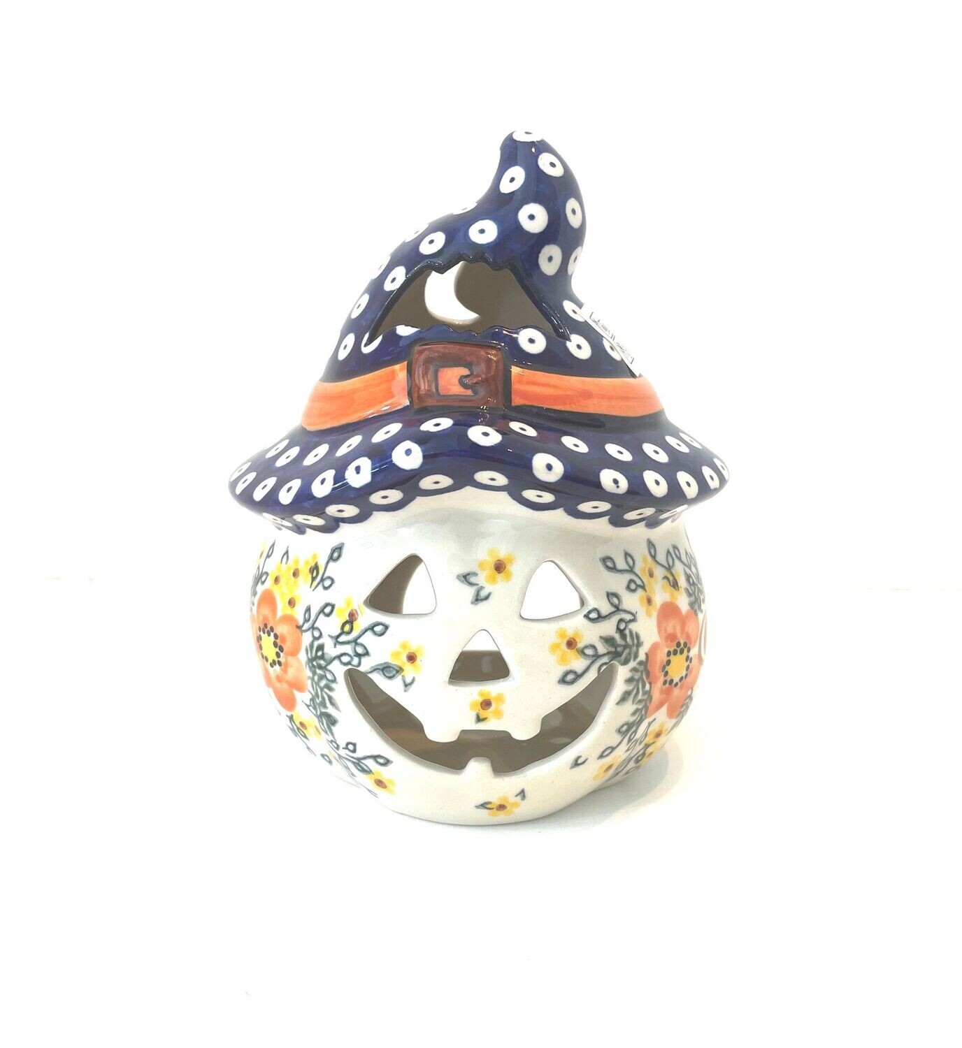 Small Unikat Pumpkin With Hat - Shape V575 - 00864