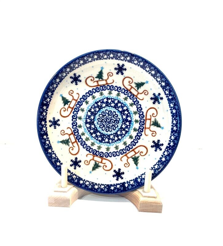 Holiday Dessert Plate - Shape V132 - 00914