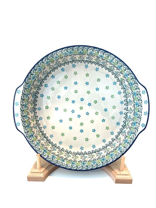 10" Baker With Solid Handle - Shape 418 - 00967