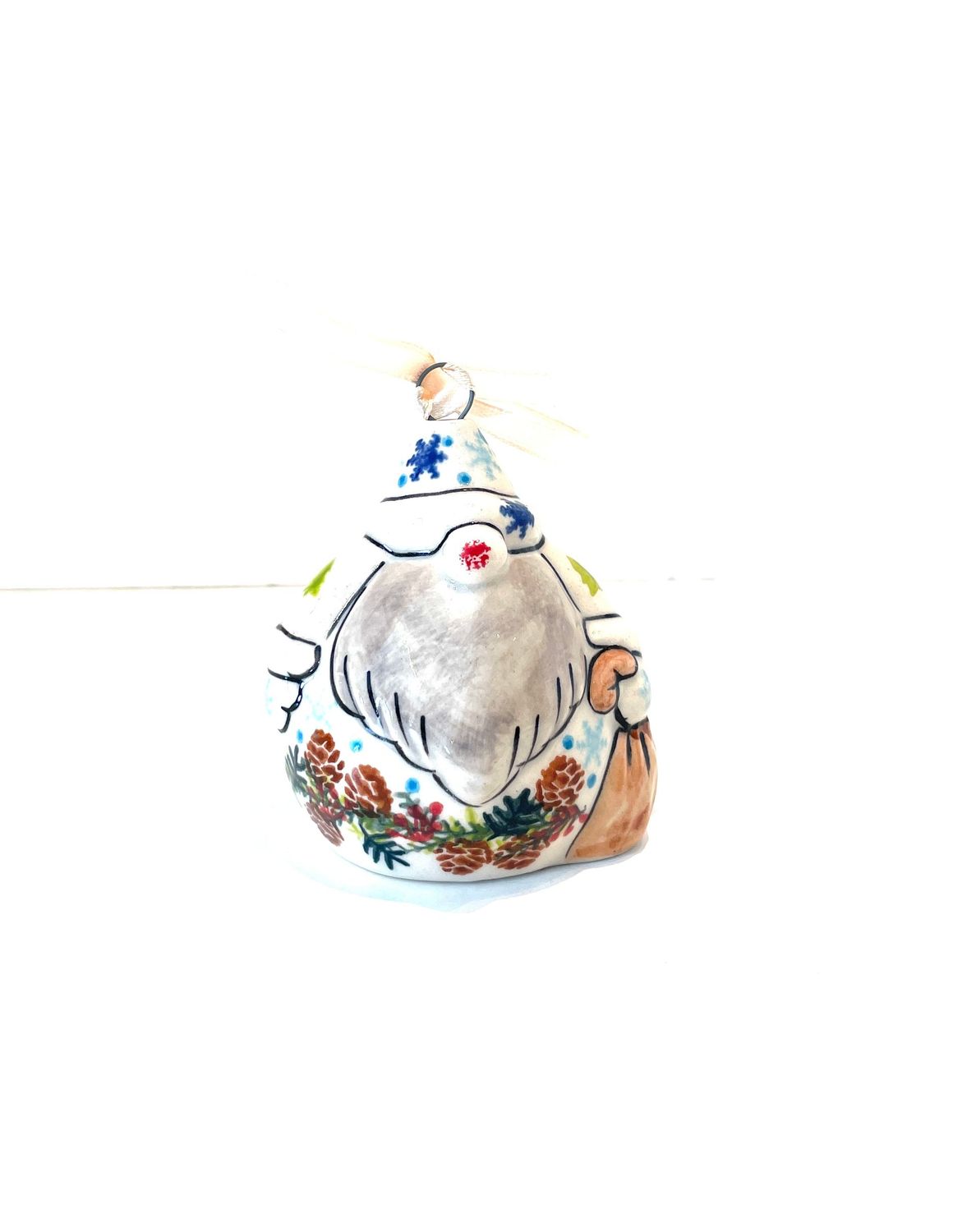 Chubby Santa Ornament - Shape V658 - 01182