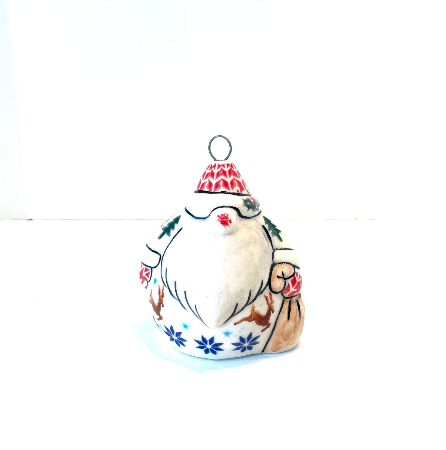 Chubby Santa Ornament - Shape V658 - 01183