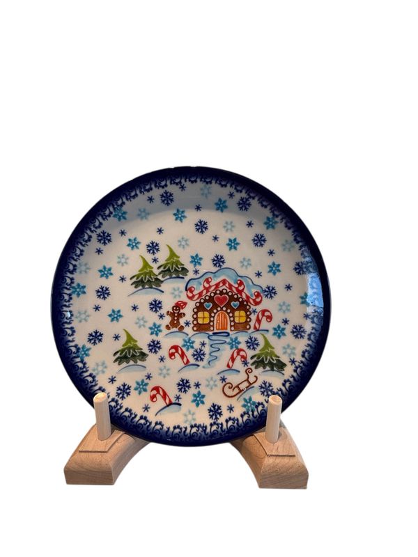 Holiday Dessert Plate - Shape V132 - 01261 Holiday Dessert Plate - Shape V132 - 01261