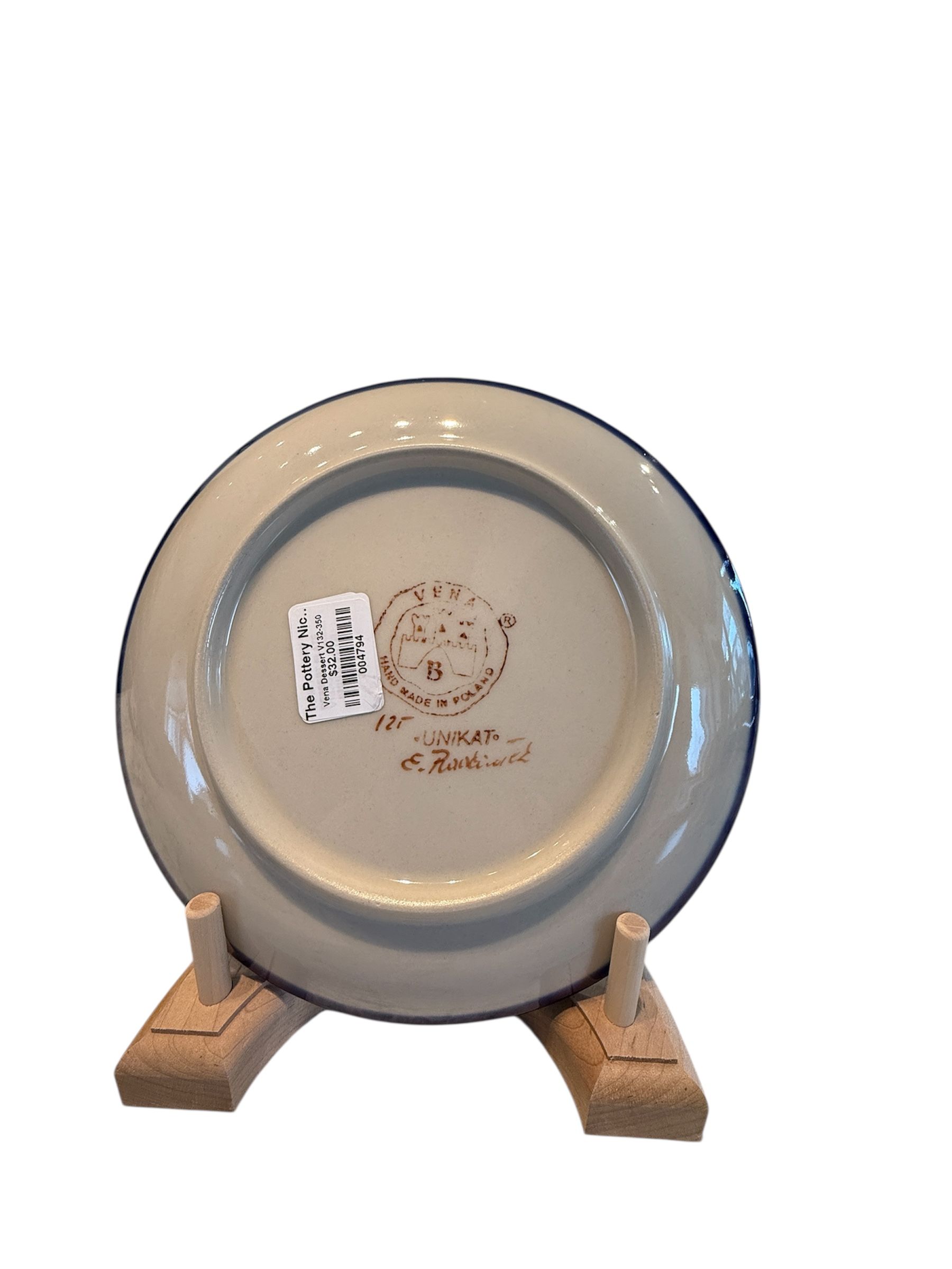 Holiday Dessert Plate - Shape V132 - 01261