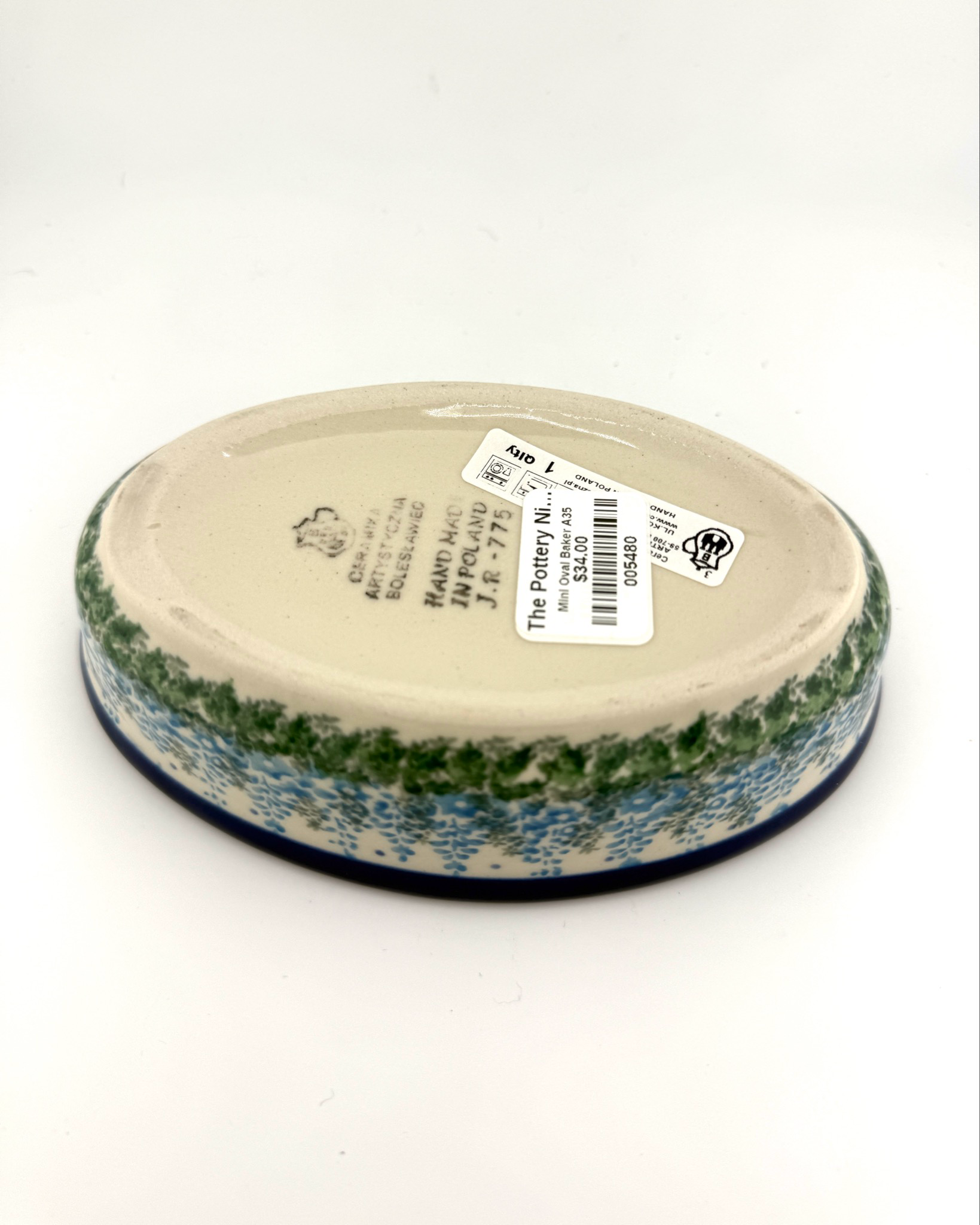 Mini Oval Baker - Shape A35 - 01397
