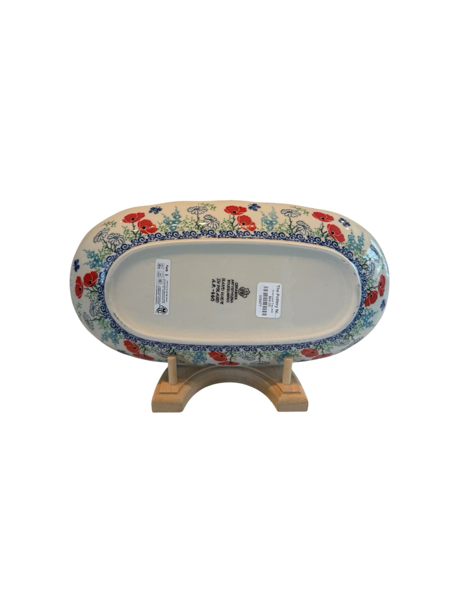 Scalloped Tray - Shape A42 - 01445