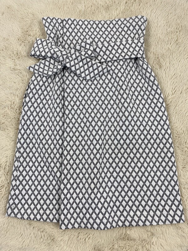 Jupe taille haute HIDEKO en maille, taille unique