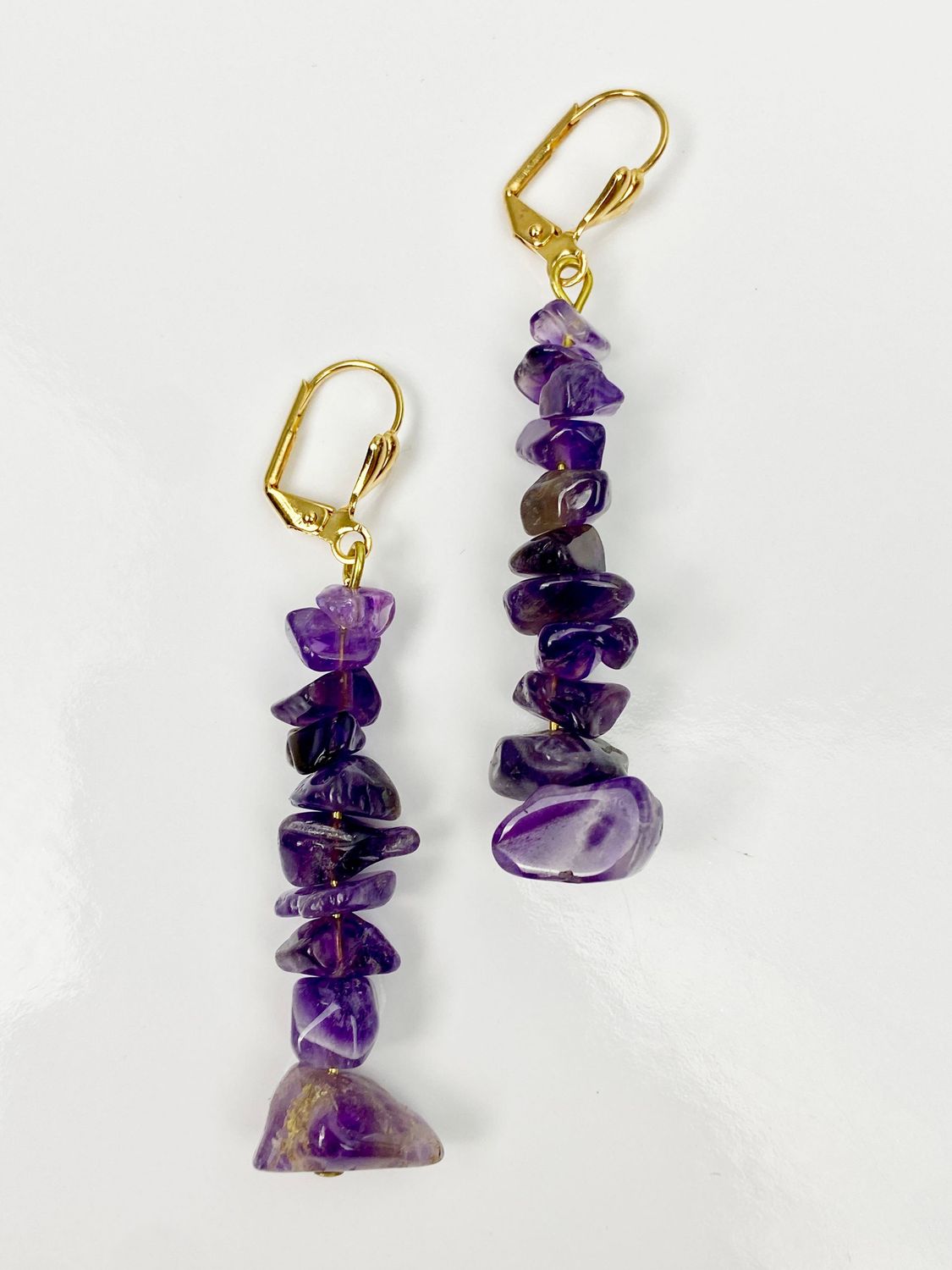Boucles d'oreilles AMETHYSTE