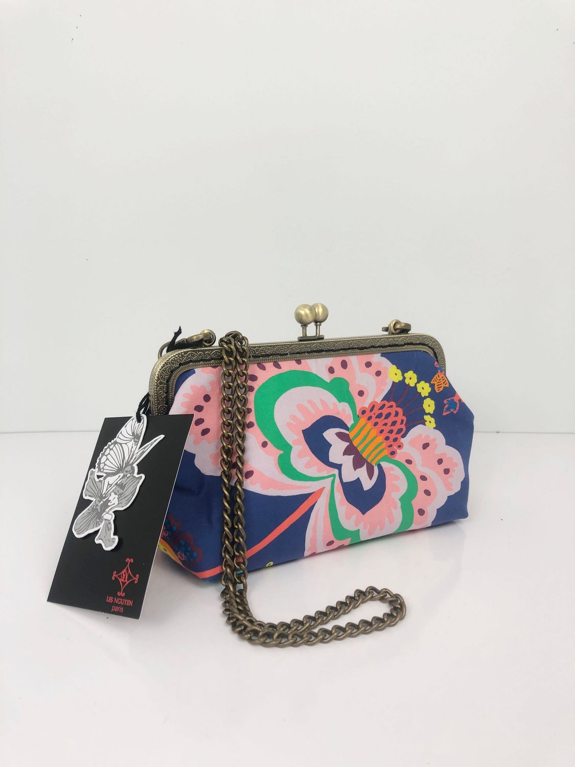 Pochette EMILY en coton Liberty