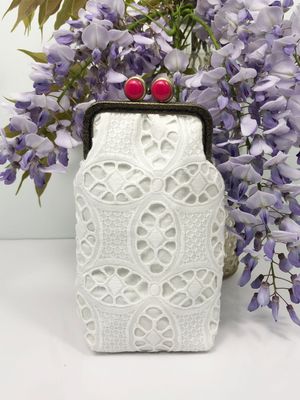 Étui à lunettes  WHITE ROSA