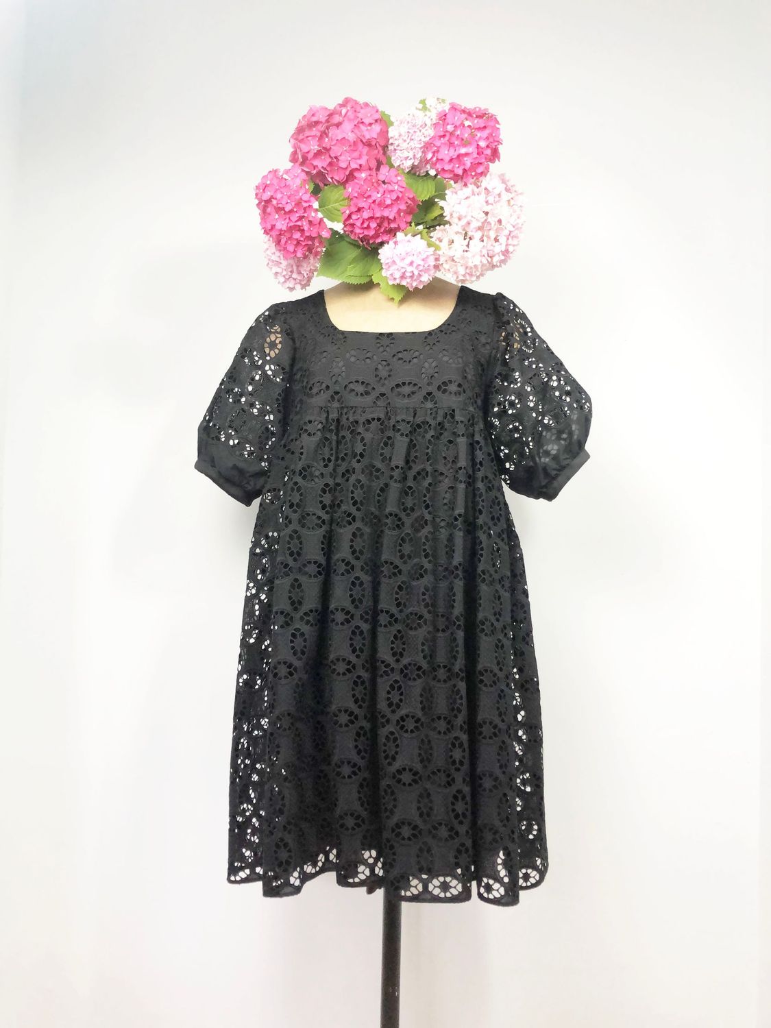 ​The BABYDOLL BLACK ROSA dress