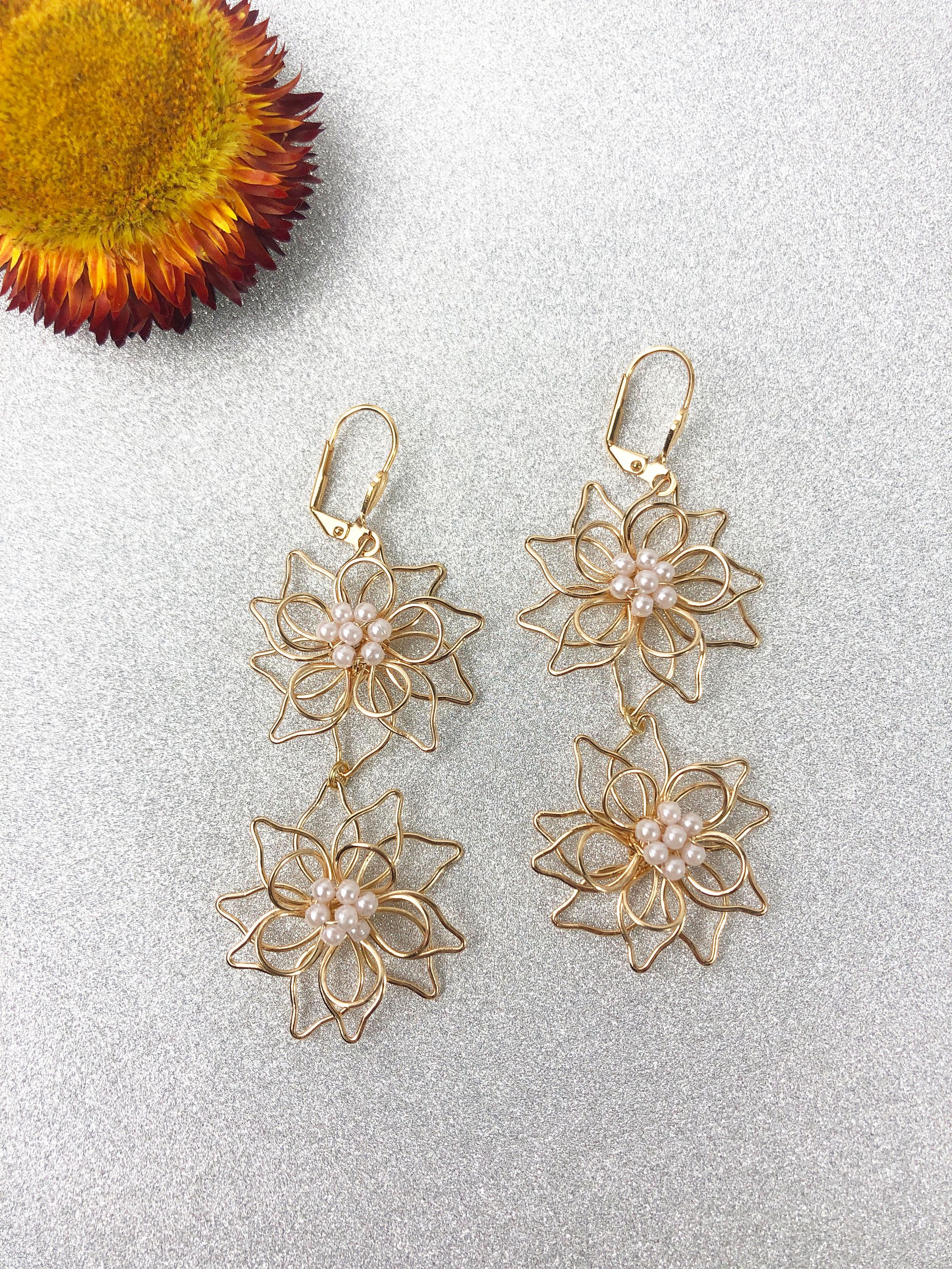 Boucles d'oreilles 2 LOTUS