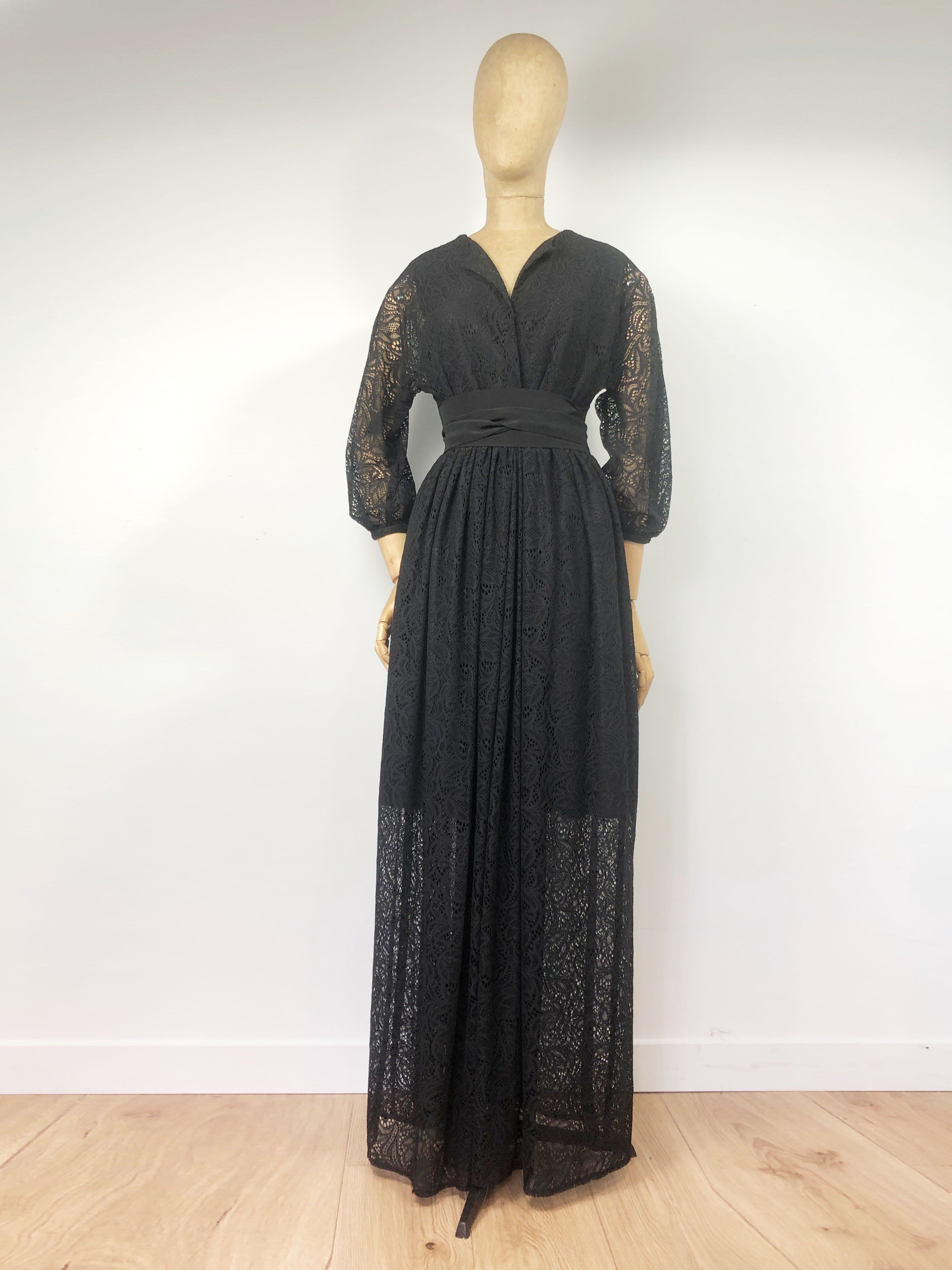 Robe KATIE black lace