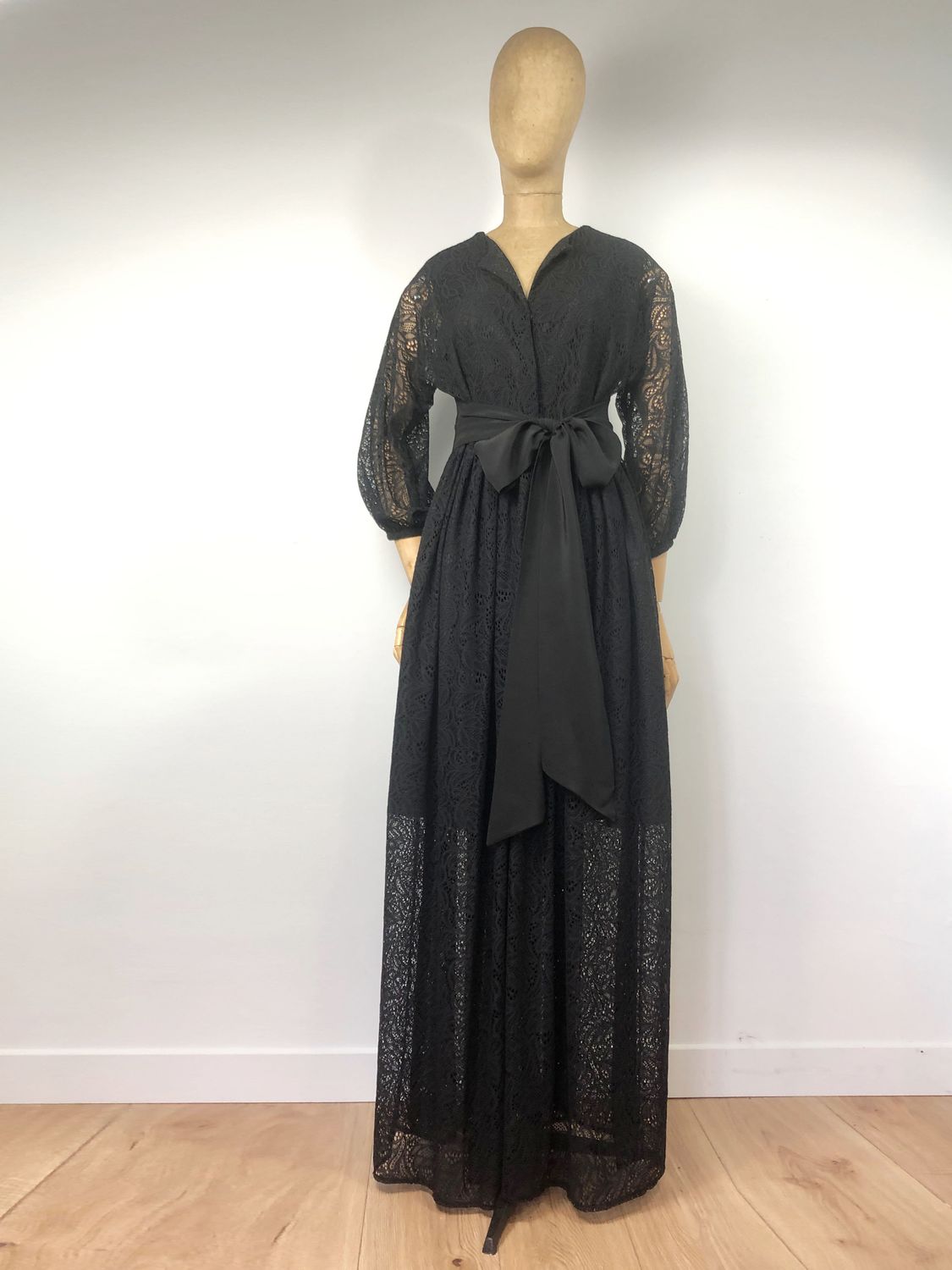 Robe KATIE black lace