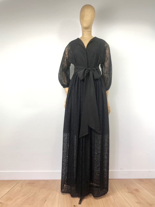 Robe KATIE black lace