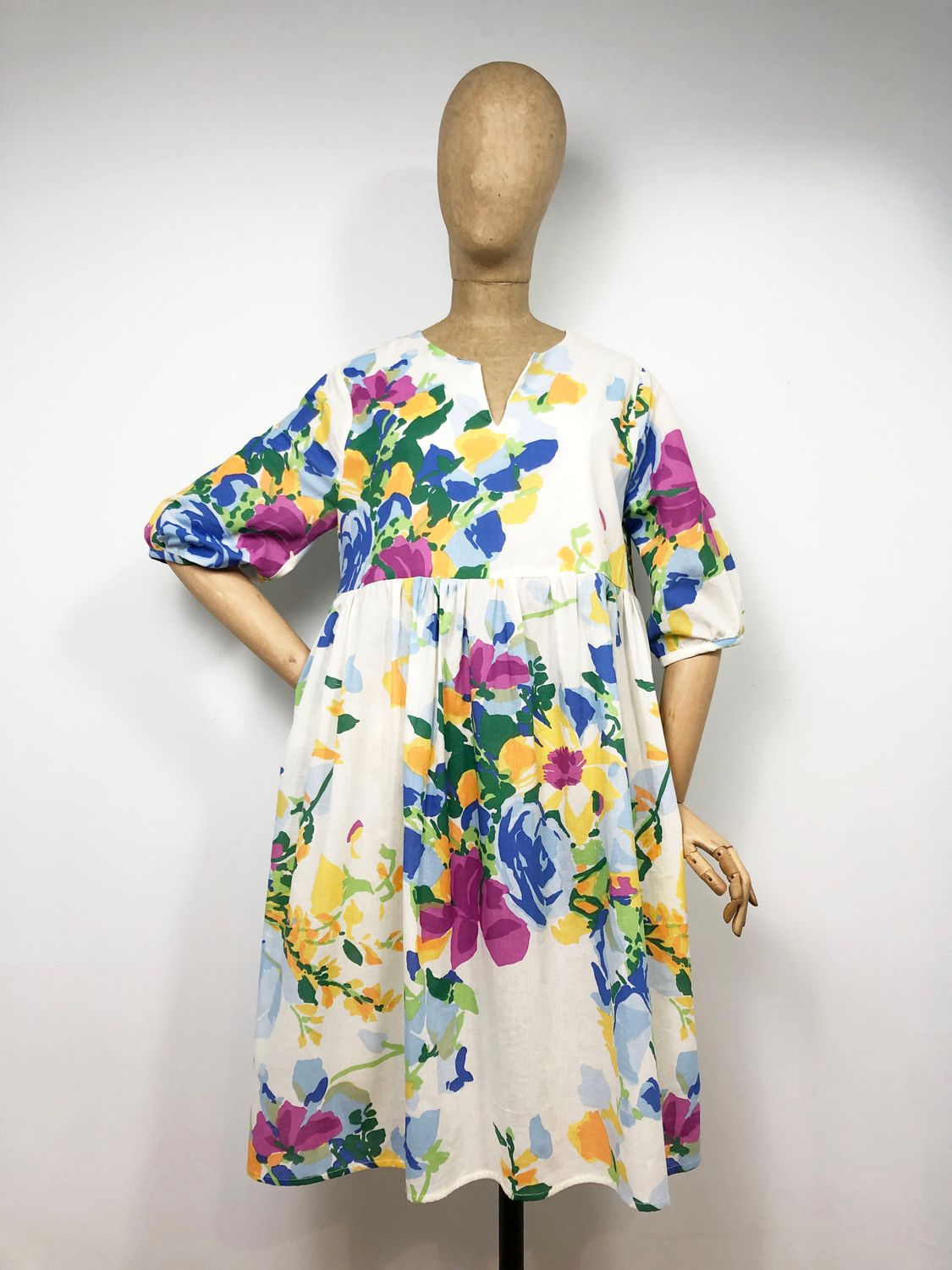 Robe ENGLISH GARDEN en coton imprimé Robe ENGLISH GARDEN en coton imprimé