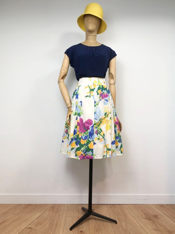 Jupe ENGLISH GARDEN  à imprimé floral