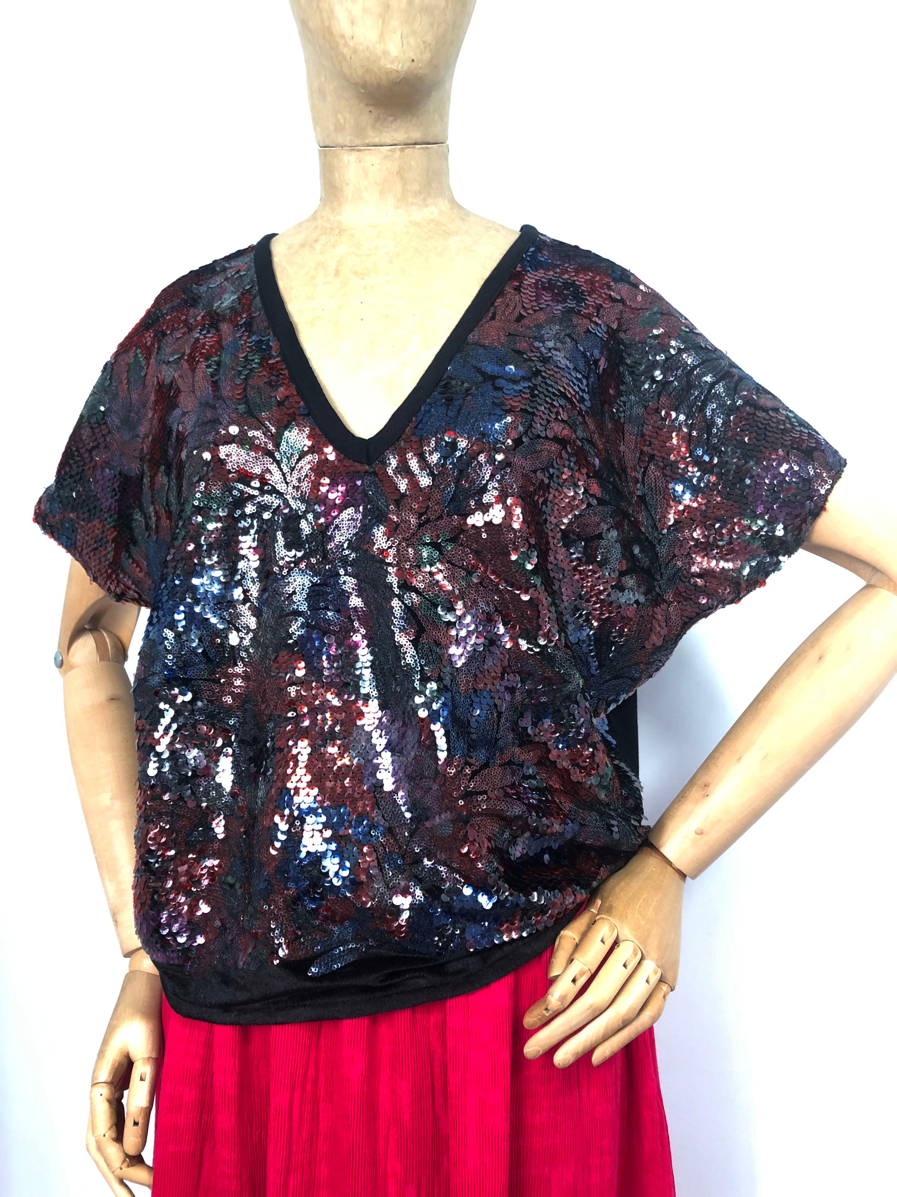 Top a sequins CARLA