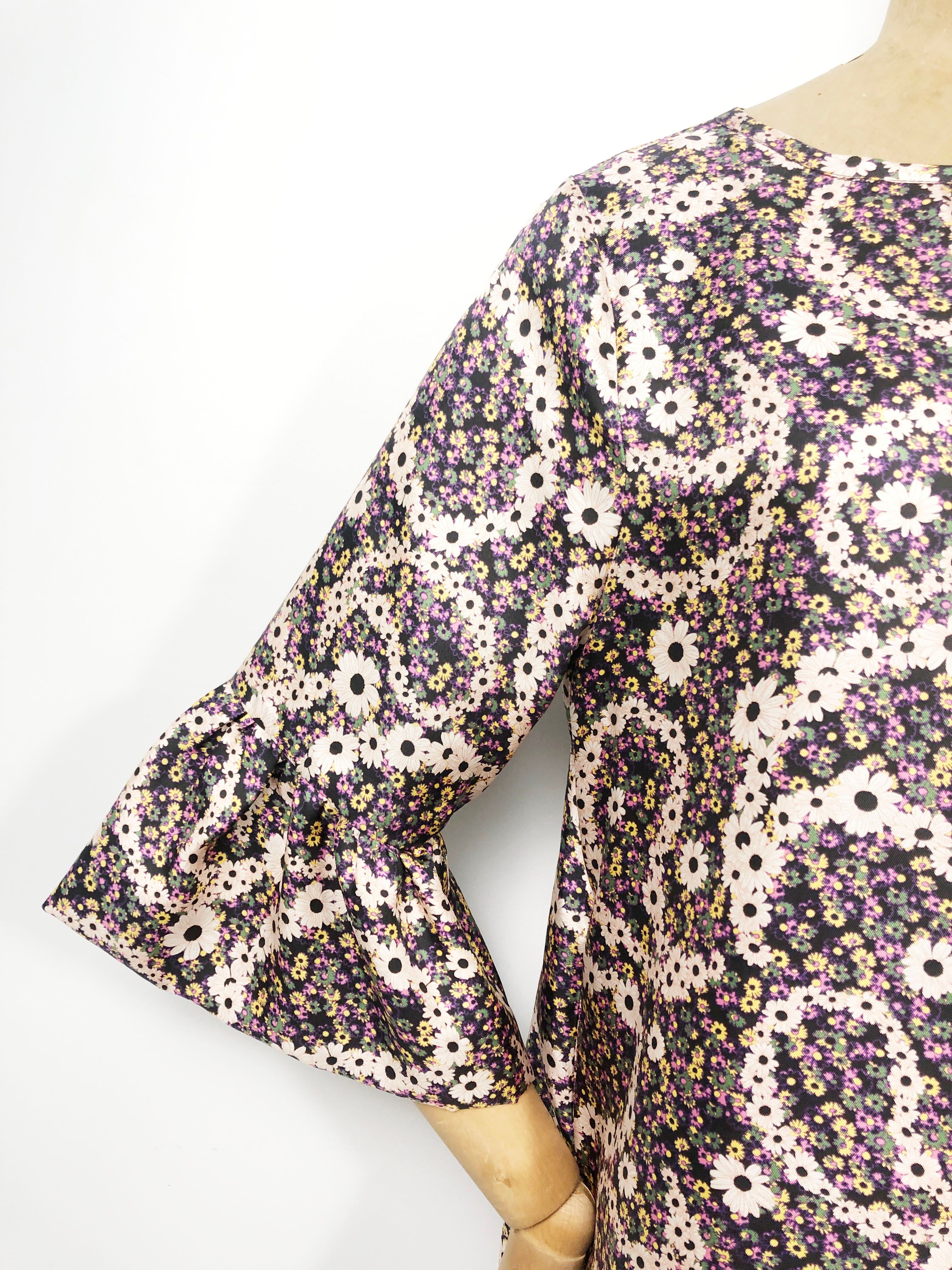 Robe SIXTY en soie imprimée