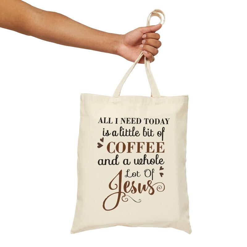 Coffee and Jesus!, Tote Bag