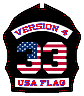 Helmet Shield Version 4 - USA Flag