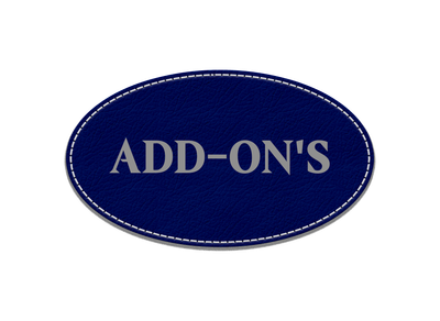 Accessories / Add-On's