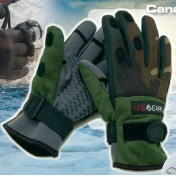Titanium Neoprene Camo Gloves - Large