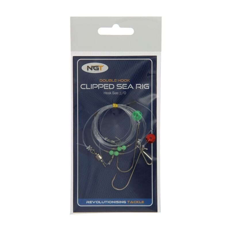 Double hook clipped sea rig