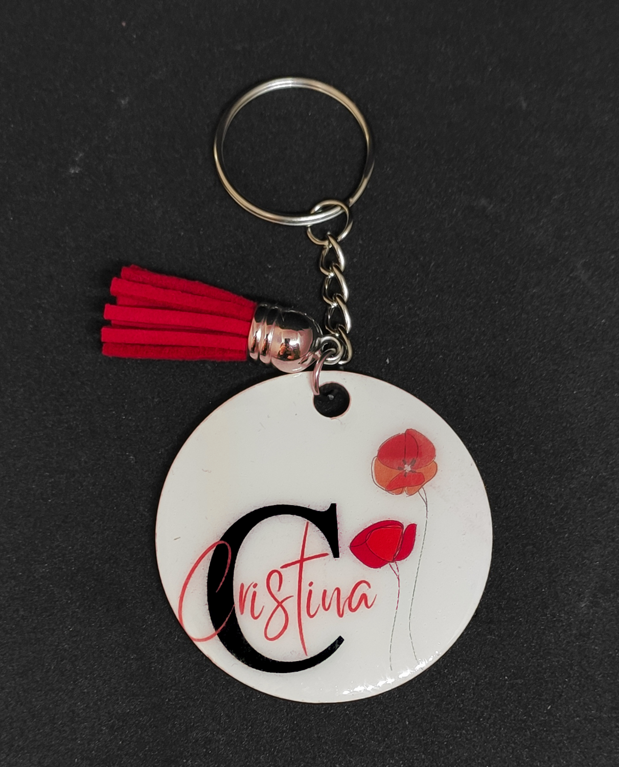 Llavero personalizado con inicial
