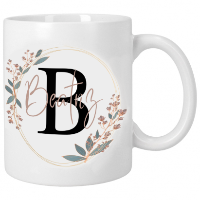 Taza personalizada con inicial