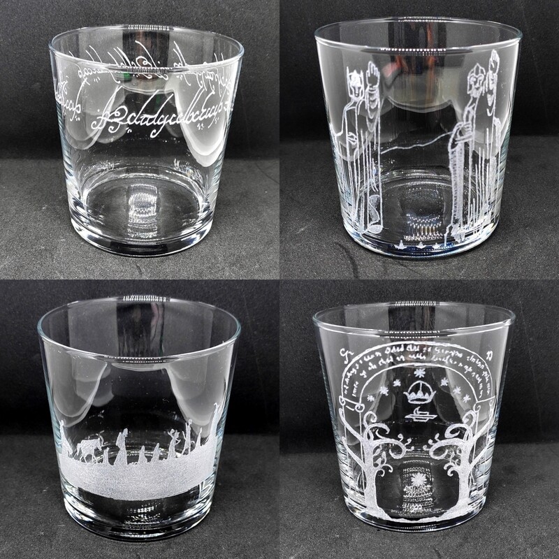 Vasos El Señor de los Anillos