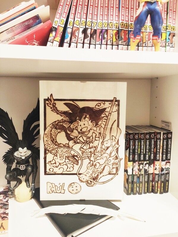 Dragon Ball - Goku- - pirograbado Dragon Ball