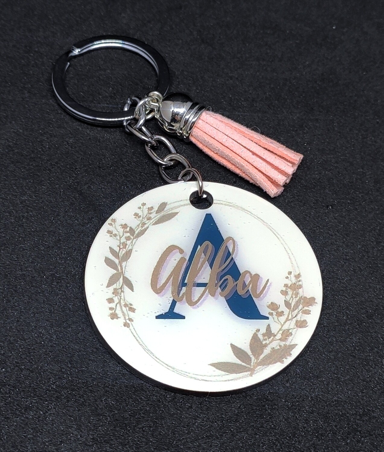 Llavero personalizado con inicial